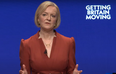 Liz Truss at Conservative Conference